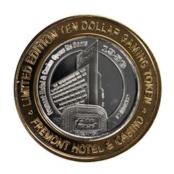 .999 Fine Silver Fremont Casino Las Vegas $10 Limited Edition Gaming Token