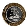 Image 2 : .999 Fine Silver Fremont Casino Las Vegas $10 Limited Edition Gaming Token