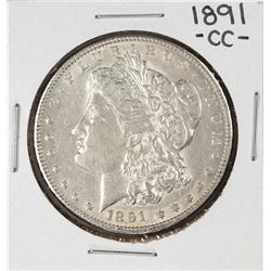 1891-CC $1 Morgan Silver Dollar Coin