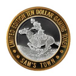 .999 Fine Silver Sam's Town Casino Las Vegas $10 Limited Edition Gaming Token