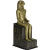 Image 2 : Cleopatra Seated Figure Prop Statue. Gold-pain "Cleopatra" Seated Figure Prop Statue.