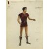Image 2 : Cleopatra Soldier's Costume Design Sketch. Han Two Design Sketches from "Cleopatra."