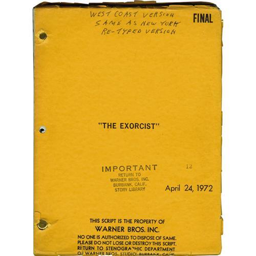 The Exorcist Script. A