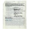 Image 1 : Sammy Davis Jr. Signed Contract. William Morris Sammy Davis Jr. Signed Contract.