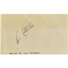 Image 2 : Bud Abbott and Lou Costello Signed Notecards. T Bud Abbott and Lou Costello Signed Notecards.