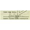 Image 2 : Clara Bow and Sam Jaffe Signed Contract. A singl Clara Bow and Sam Jaffe Signed Contract.