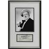 Image 1 : W. C. Fields Signed Check With Photograph. A che W. C. Fields Signed Check With Photograph.