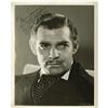 Image 1 : Clark Gable Signed Photo. This 8" x 10" b&w pho Clark Gable Signed Photo.