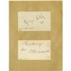 Image 1 : Mervin LeRoy and Cecil B. DeMille Signed Notecar Mervin LeRoy and Cecil B. DeMille Signed Notecards.