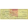 Image 1 : Marilyn Monroe Signed Check. A counter check da Marilyn Monroe Signed Check.