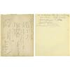 Image 1 : Clifton Webb Autographs (Lot #23). Two sheets fr The Webbs Host Varied Guests.