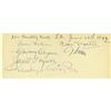 Image 2 : Clifton Webb Autographs (Lot #23). Two sheets fr The Webbs Host Varied Guests.
