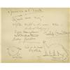 Image 3 : Clifton Webb Autographs (Lot #23). Two sheets fr The Webbs Host Varied Guests.