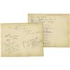 Image 1 : Clifton Webb Autograph (Lot #11) . A two-page lo Amos and Andy Visit the Webbs.