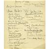 Image 3 : Clifton Webb Autographs (Lot #12) . A two-page l Clifton Webb Signed Guest Book Pages.