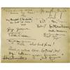 Image 2 : Clifton Webb Autographs. Two pages from the gues Clifton Webb Autographs.
