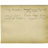 Image 3 : Clifton Webb Autographs. Two pages from the gues Clifton Webb Autographs.