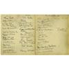 Image 1 : Clifton Webb Autographs (Lot #4) . Two pages fro Two Pages from Webb's Celebrity-Studded Guest Books