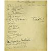 Image 2 : Clifton Webb Autographs (Lot #4) . Two pages fro Two Pages from Webb's Celebrity-Studded Guest Books
