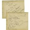 Image 1 : Clifton Webb Autographs(Lot #9). Clark Gable has Clark Gable Pays a Visit to the Webbs.