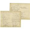 Image 1 : Clifton Webb Autographs (Lot #21). This two-page Happy Valentine's Day from the Webbs!.