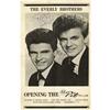 Image 1 : Everly Brothers Autographed Handbill. A Handbil Everly Brothers Autographed Handbill.