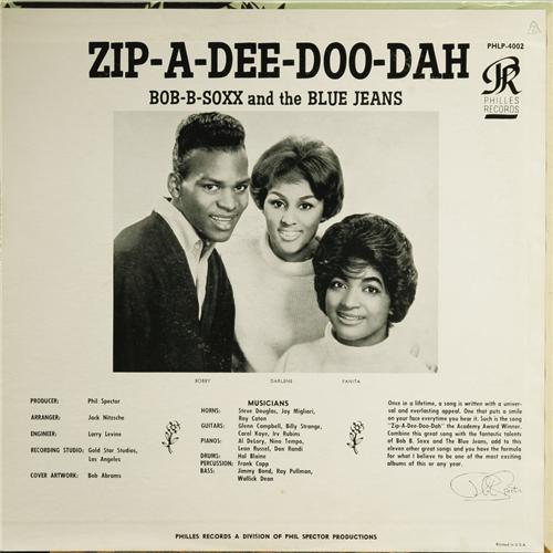 BobBSoxx and the Blue Jeans "ZipADee Doo Dah BobBSoxx and the