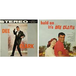 Dee Clark and "Hold On...It's Dee Clark" Stere "Dee Clark" and "Hold On...It's Dee Clark" Stereo LP 