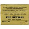 Image 1 : Beatles Nottingham Concert Ticket. A used ticke Beatles Nottingham Concert Ticket.