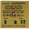 Image 1 : Another Beatles Christmas Show Ticket Stub. F "Another Beatles Christmas Show" Ticket Stub.