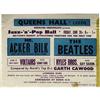 Image 1 : Beatles Queens Hall Concert Handbill. A very di Beatles Queens Hall Concert Handbill.