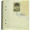 Image 2 : The Beatles Incredible Signed Lyric Book with Ha The Beatles Incredible Signed Lyric Book with Handw