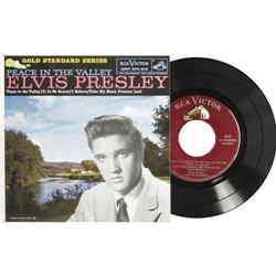 Elvis Presley "Peace In The Valley" Mono EP Maro Elvis Presley "Peace In The Valley" Mono EP Maroon 