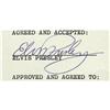 Image 2 : Elvis Signed "Frankie and Johnny" Contract. Four Elvis Signed "Frankie and Johnny" Contract.
