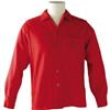 Buddy Holly Red Wool Shirt. A Mullen Bluett-bra Buddy Holly Stage-Worn Red Wool Shirt.