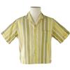 Buddy Holly Striped Short-Sleeve Shirt. Yellow a Buddy Holly Stage-Worn Striped Short-Sleeve Shirt.