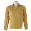 Buddy Holly Gaucho Shirt. Mustard-yellow gaucho Buddy Holly Stage-Worn Gaucho Shirt.
