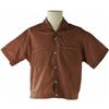 Buddy Holly Van Heusen Shirt. Red-brown short-s Buddy Holly Stage-Worn Van Heusen Shirt.