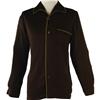 Buddy Holly Stage-Worn Brown Shirt. A brown nylo Buddy Holly Stage-Worn Brown Shirt.
