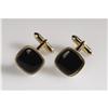 Image 1 : Buddy Holly Gold and Onyx Cufflinks. A pair of s Buddy Holly Stage-Worn Gold and Onyx Cufflinks.