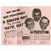 Image 1 : Buddy Holly and the Crickets Flyers. "Not Mayb Buddy Holly and the Crickets Original Flyer.