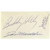 Image 1 : Buddy Holly and the Crickets Autographs. This v Buddy Holly and the Crickets Autographs.