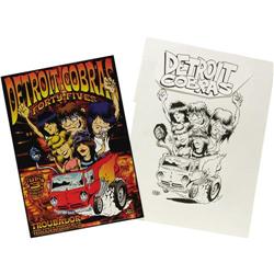 Detroit Cobras - Poster and Original Art (idealp Detroit Cobras - Poster and Original Art (idealpost