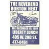 Image 1 : Reverend Horton Heat Signed Concert Poster and P Reverend Horton Heat Signed Concert Poster and Post