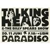 Image 1 : Talking Heads Paradiso Concert Poster (circa 197 Talking Heads Paradiso Concert Poster (circa 1977)