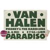 Image 1 : Van Halen Paradiso Concert Poster (1978) The Van Van Halen Paradiso Concert Poster (1978).