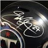 Image 2 : EDDIE GEORGE SIGNED TENNESEE TITANS FULL SIZE SPEEDHELMET ( BECKETT COA)