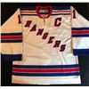Image 3 : PRO WEIGHT MARK MESSIER SIGNED RANGERS JERSEY (JSA LOA)