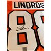 Image 4 : ERIC LINDROS SIGNED REEBOK PRO FLYERS CAREER JERSEY ( FRAMEWORTH COA)