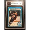 Image 1 : 1979-80 TOPPS #18 WAYNE GRETZKY ROOKIE CARD ( A AUTHENTIC)